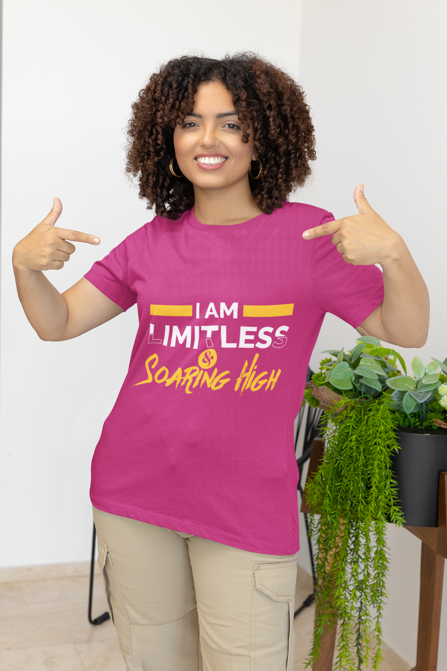 Motivational Unisex T-Shirt - I am Limitless & Soaring High