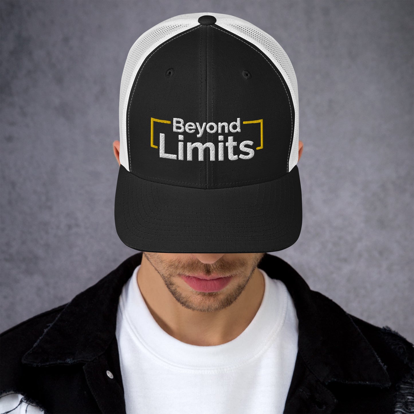 Beyond Limits: Classic Six-Panel Trucker Cap with Mesh Back