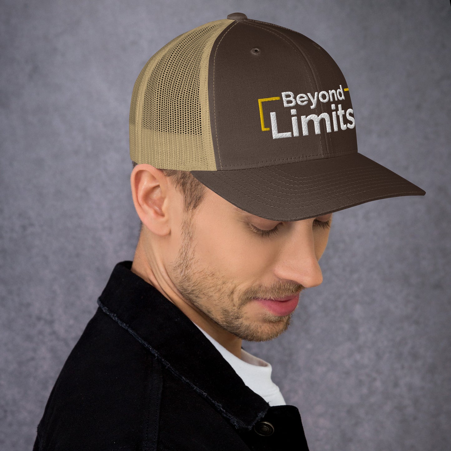 Beyond Limits: Classic Six-Panel Trucker Cap with Mesh Back