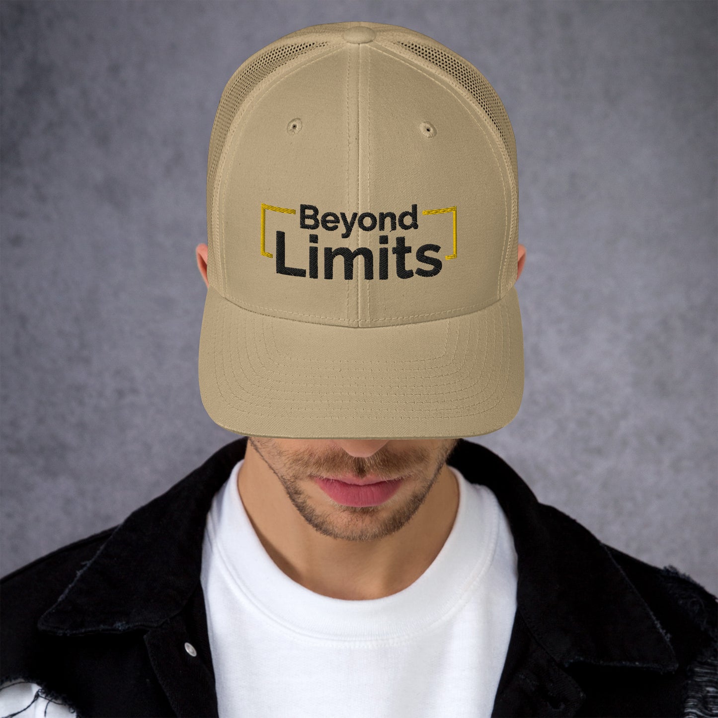 Beyond Limits: Classic Six-Panel Trucker Cap with Mesh Back
