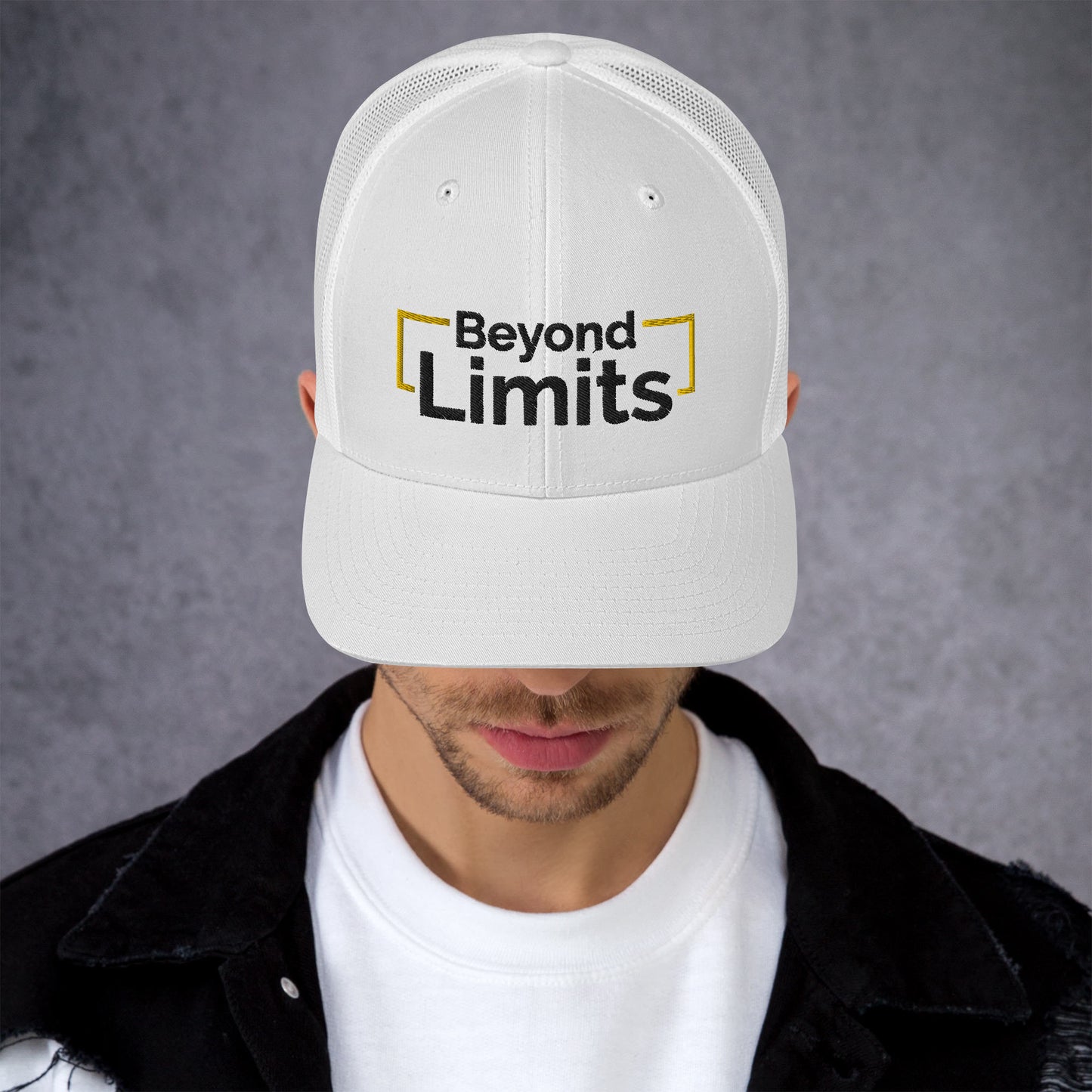 Beyond Limits: Classic Six-Panel Trucker Cap with Mesh Back