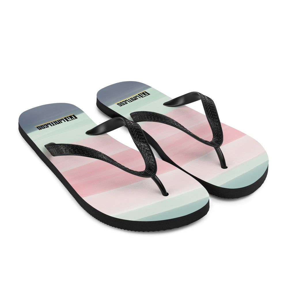 Colorful Adventure Flip Flops