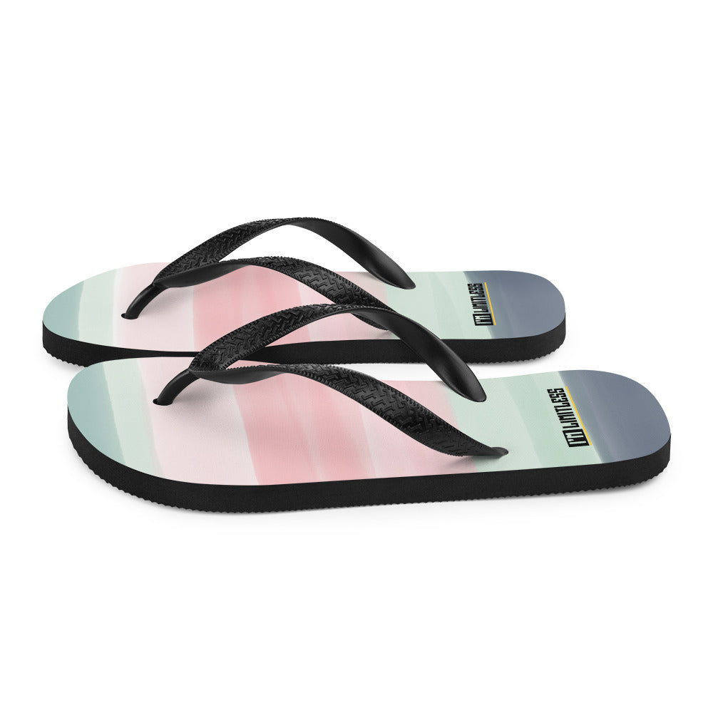 Colorful Adventure Flip Flops