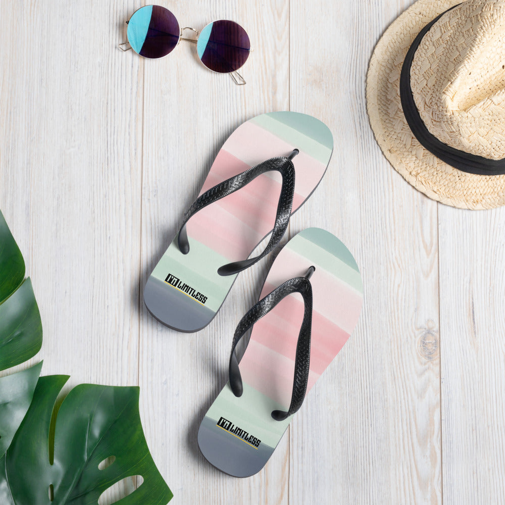 Colorful Adventure Flip Flops