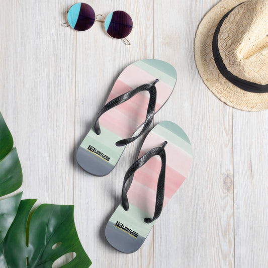 Colorful Adventure Flip Flops