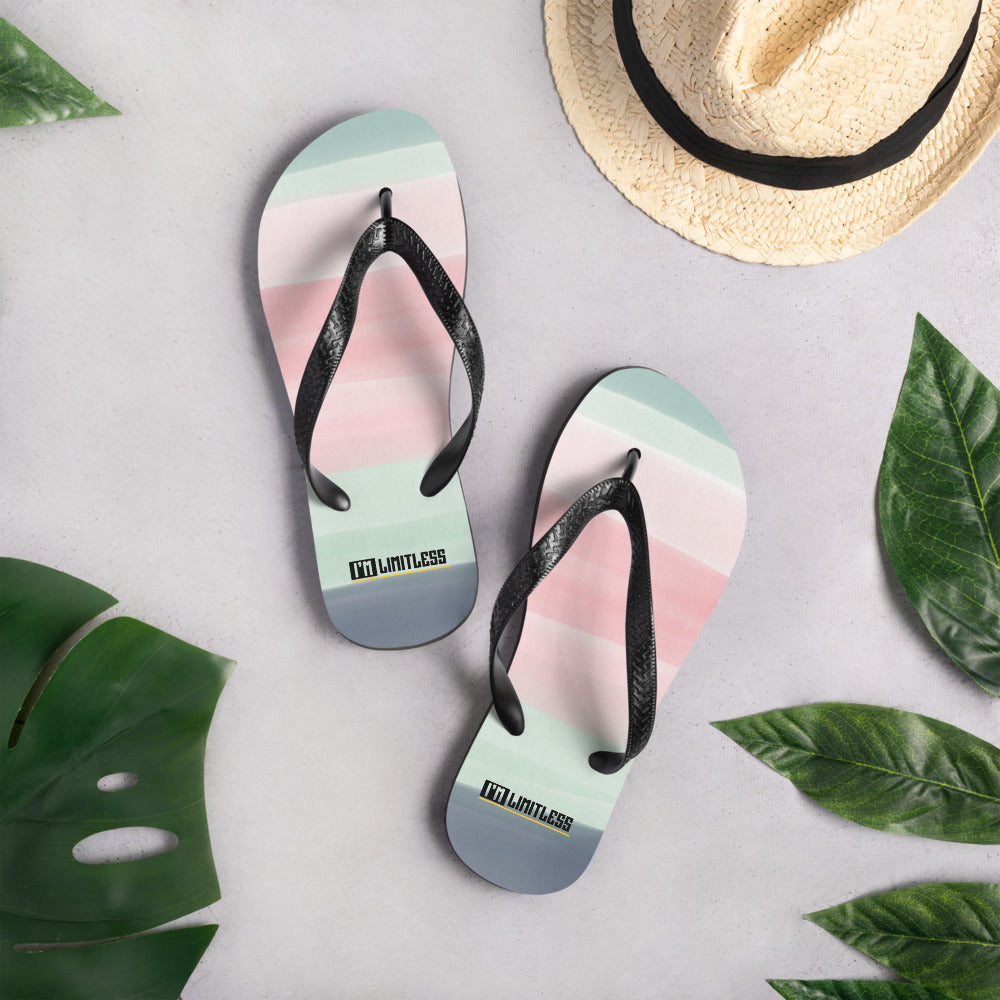 Colorful Adventure Flip Flops