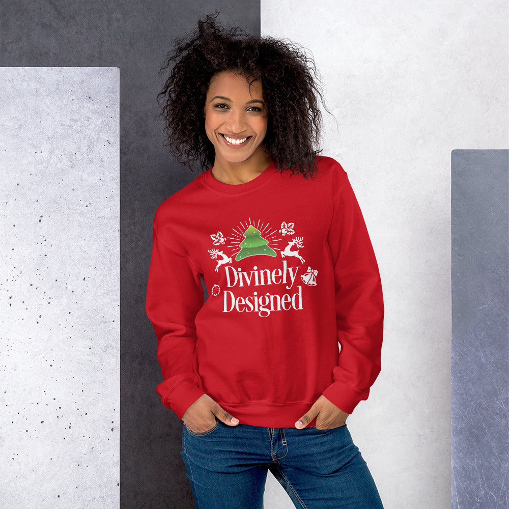 "Divinely Designed" Unisex Christmas Enlightenment Sweatshirt