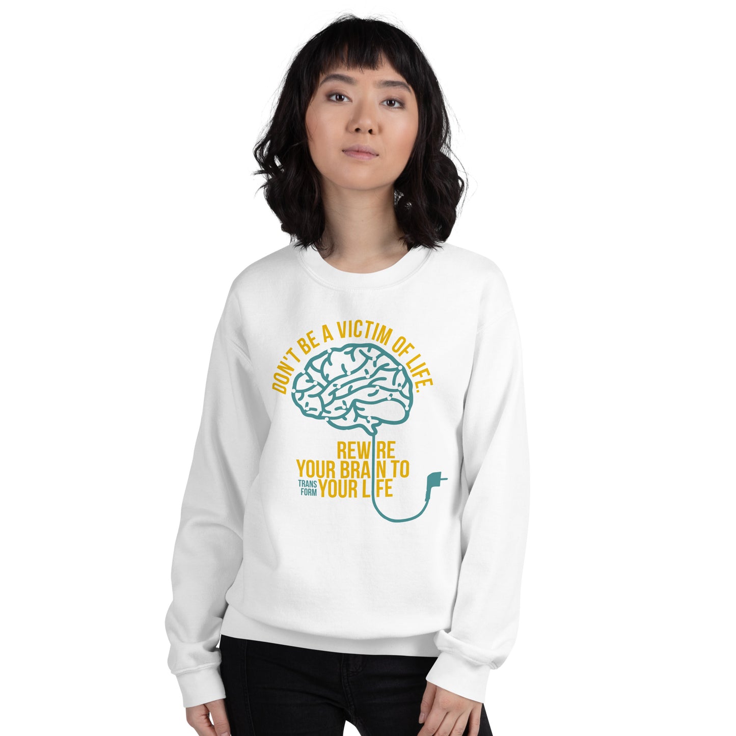 Empowerment Unisex Sweatshirt: Rewire, Transform & Thrive