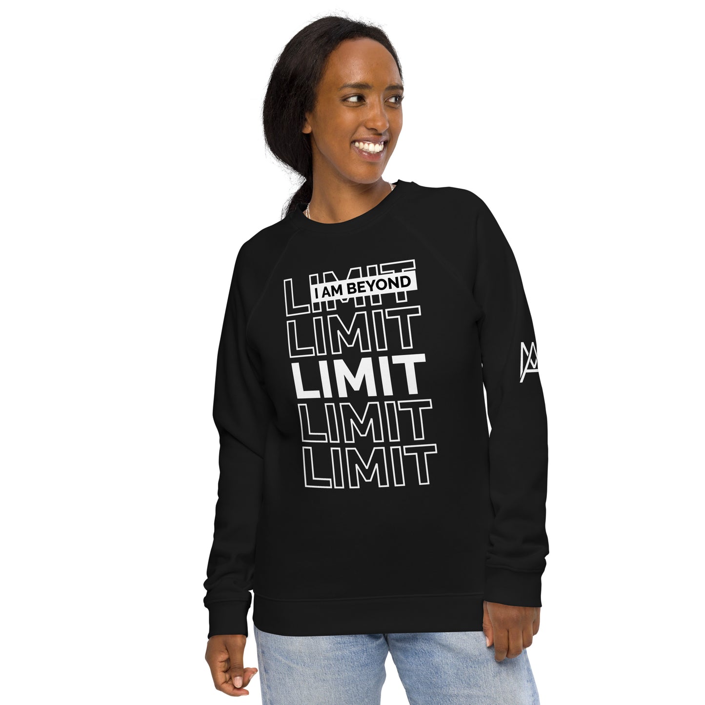 MA Emblem - I Am Beyond Limit Organic Unisex Sweatshirt