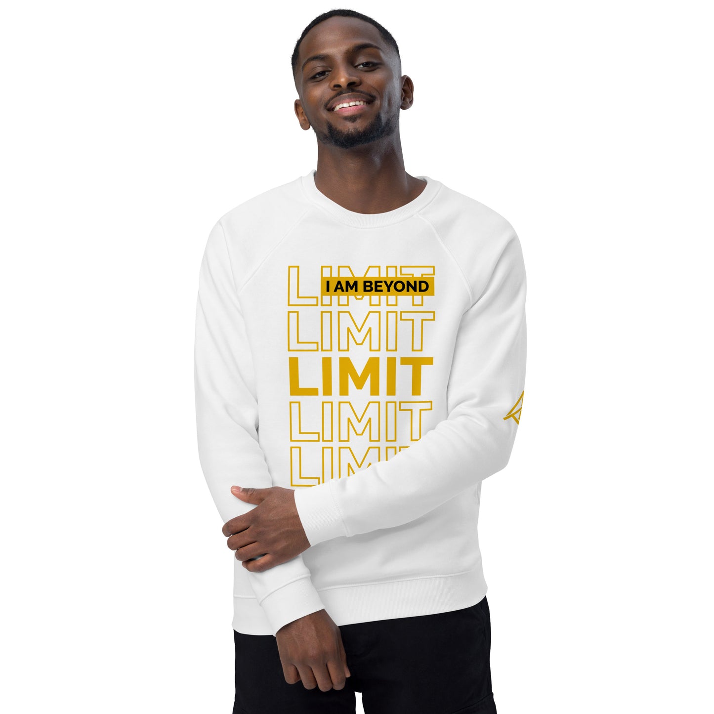 MA Emblem - I Am Beyond Limit Organic Unisex Sweatshirt