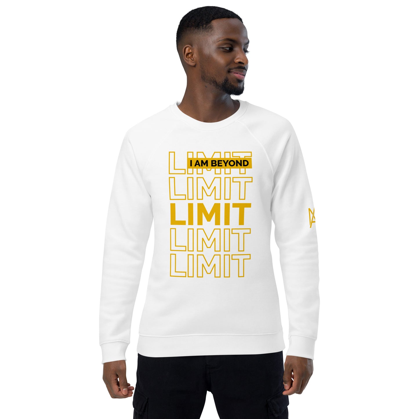 MA Emblem - I Am Beyond Limit Organic Unisex Sweatshirt