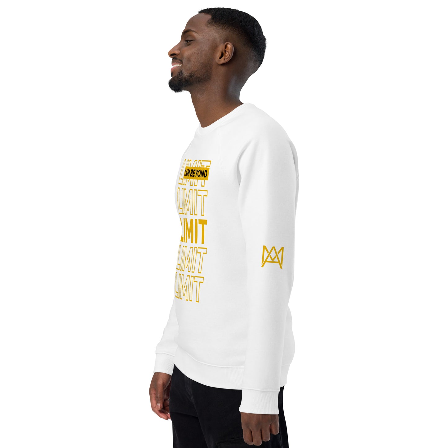 MA Emblem - I Am Beyond Limit Organic Unisex Sweatshirt