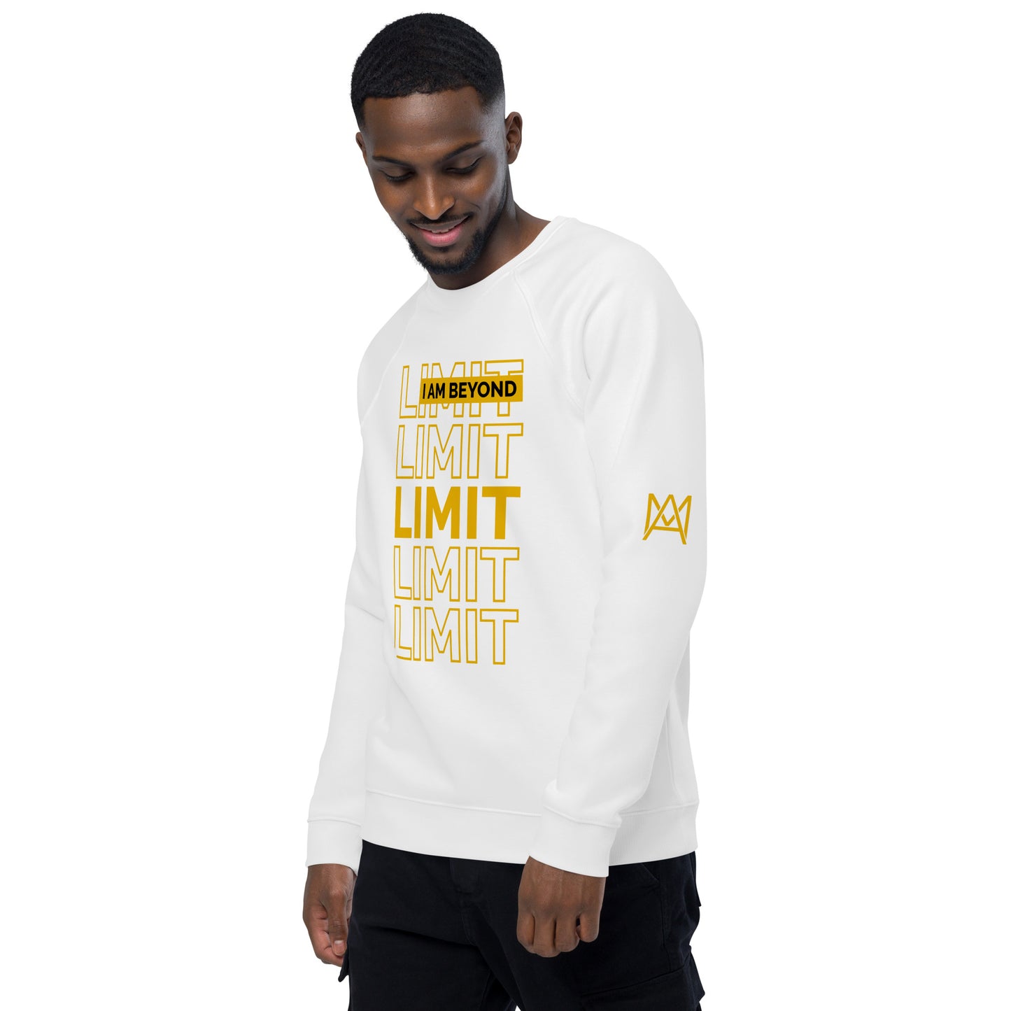 MA Emblem - I Am Beyond Limit Organic Unisex Sweatshirt