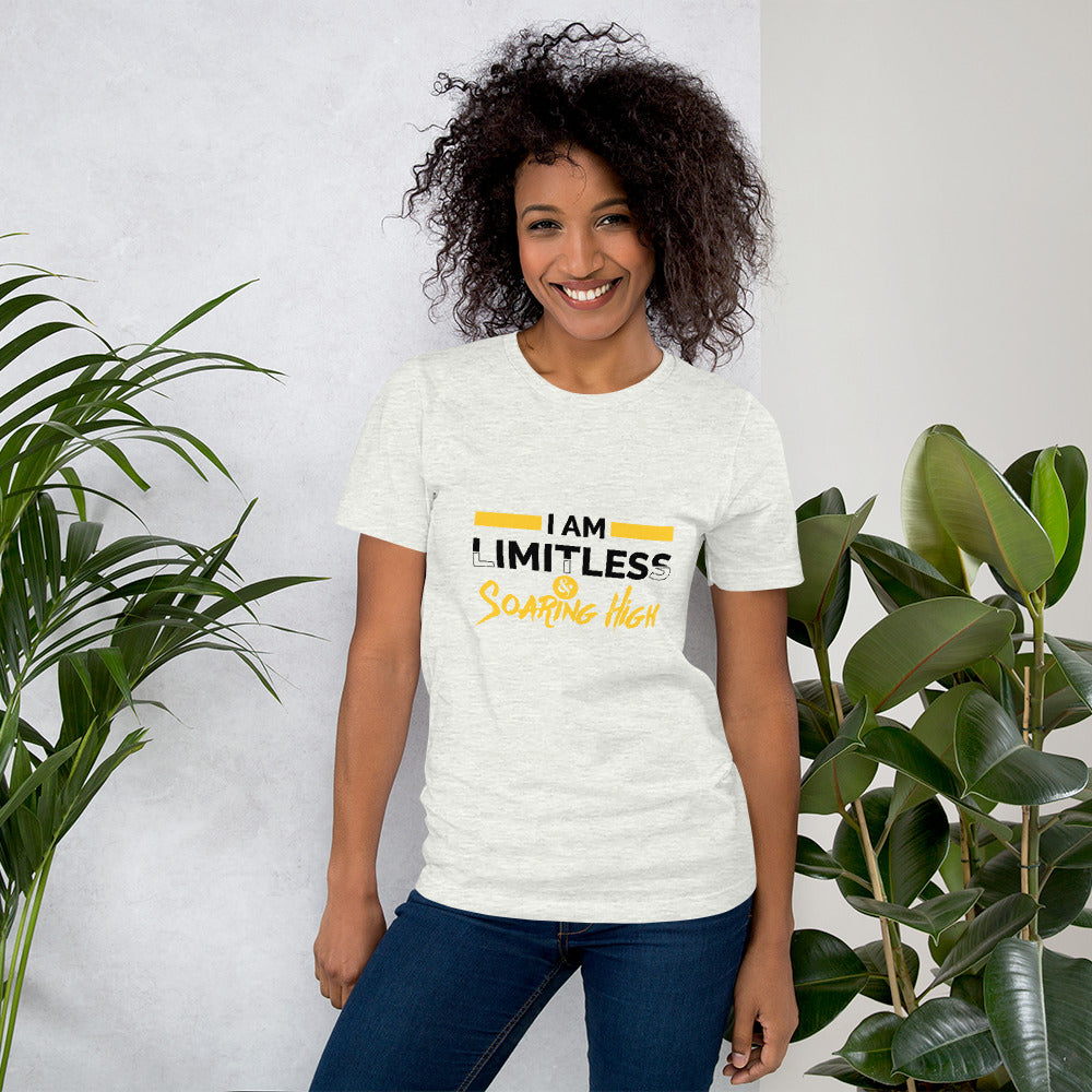 Motivational Unisex T-Shirt - I am Limitless & Soaring High