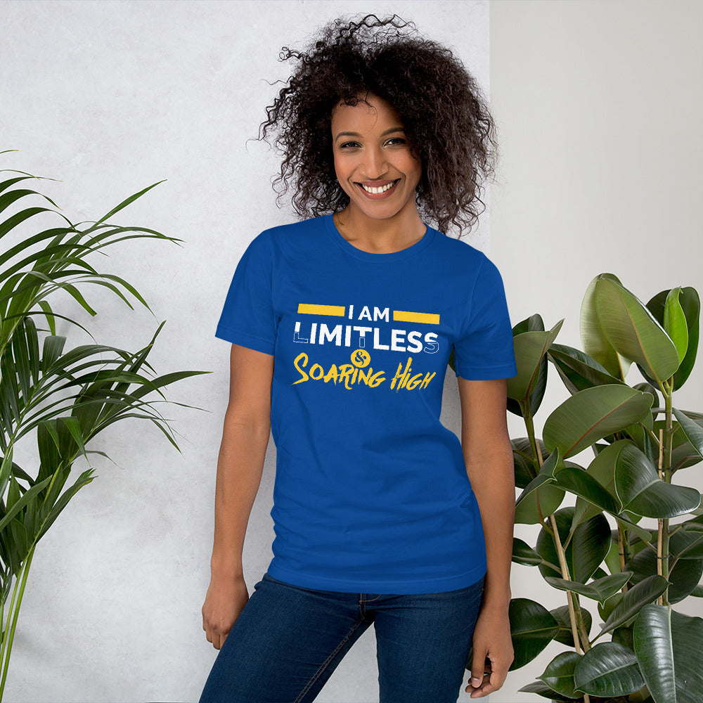 Motivational Unisex T-Shirt - I am Limitless & Soaring High