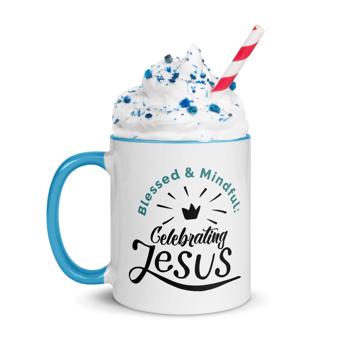 Blessed and Mindful: Double-Printed Celebrating Jesus Vibrant-Toned Mug