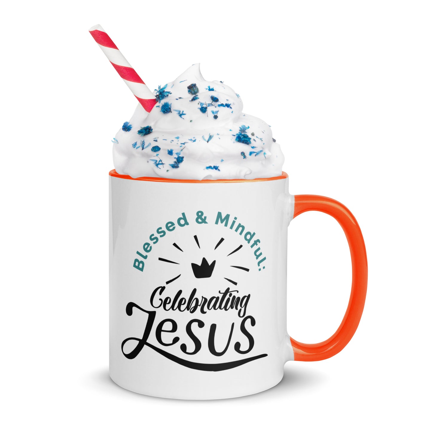 Blessed and Mindful: Double-Printed Celebrating Jesus Vibrant-Toned Mug