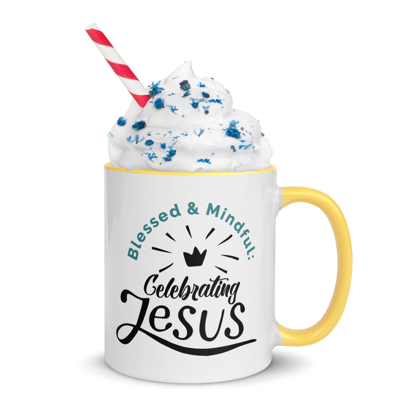 Blessed and Mindful: Double-Printed Celebrating Jesus Vibrant-Toned Mug