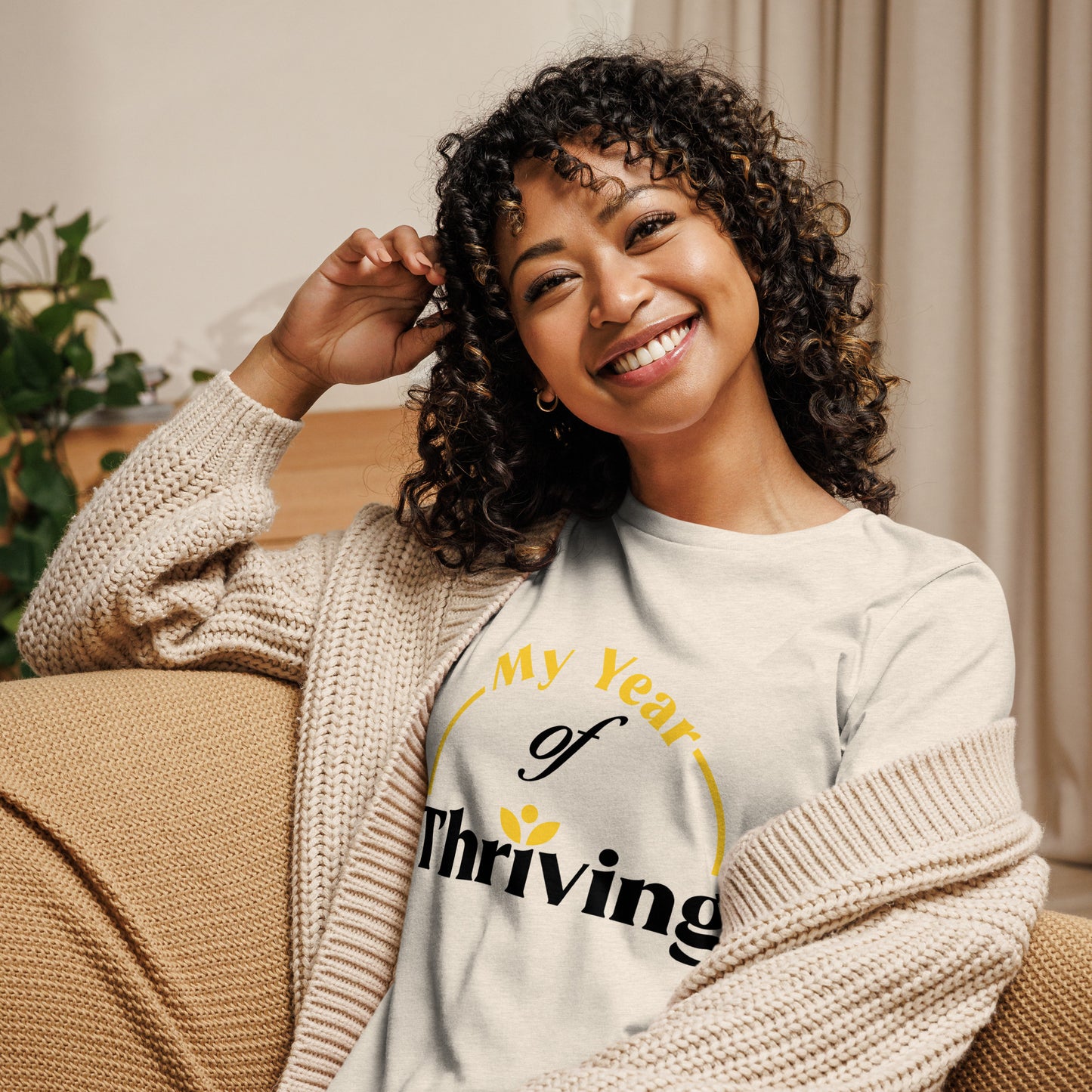 Women's 'My Year of Thriving' Relaxed T-Shirt