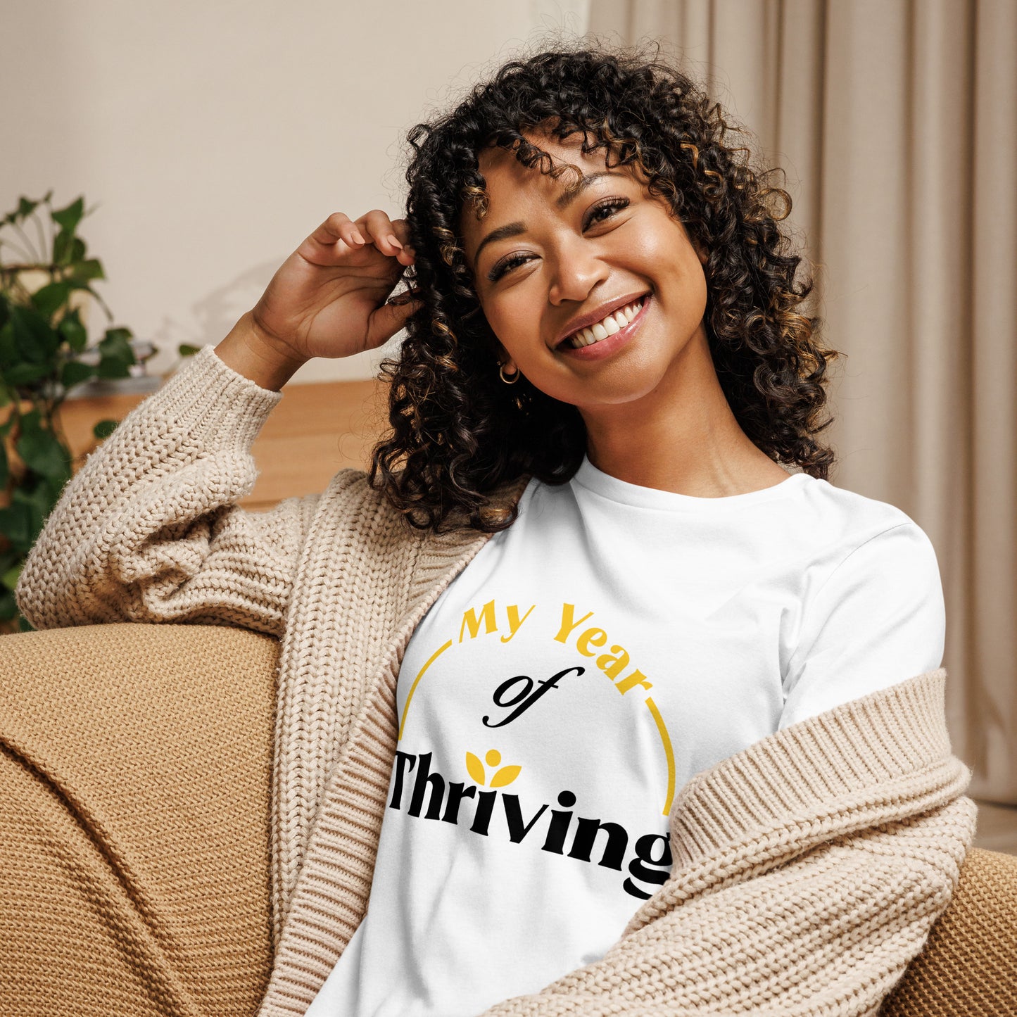 Women's 'My Year of Thriving' Relaxed T-Shirt