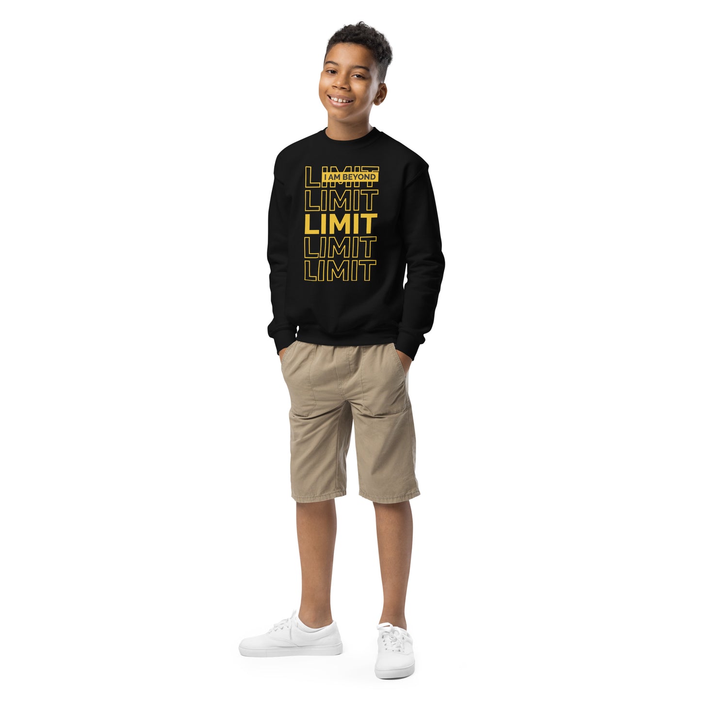 Youth  - I'm Beyond Limit - Crewneck Sweatshirt - Cozy Adventure Wear
