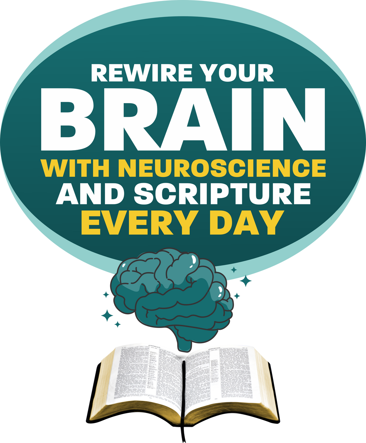 Rewire Your Brain Every Day Latte Mug | 12 oz Ceramic