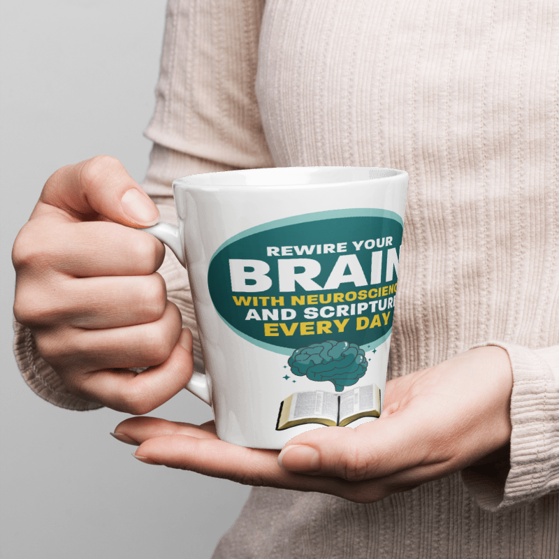 Rewire Your Brain Every Day Latte Mug | 12 oz Ceramic