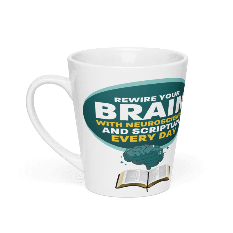 Rewire Your Brain Every Day Latte Mug | 12 oz Ceramic