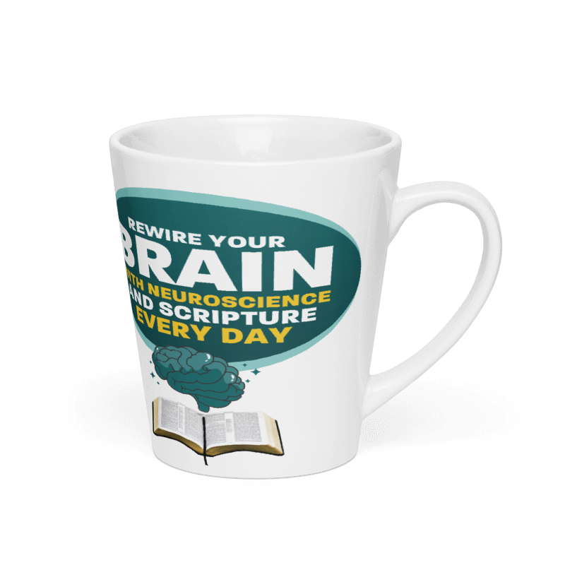 Rewire Your Brain Every Day Latte Mug | 12 oz Ceramic