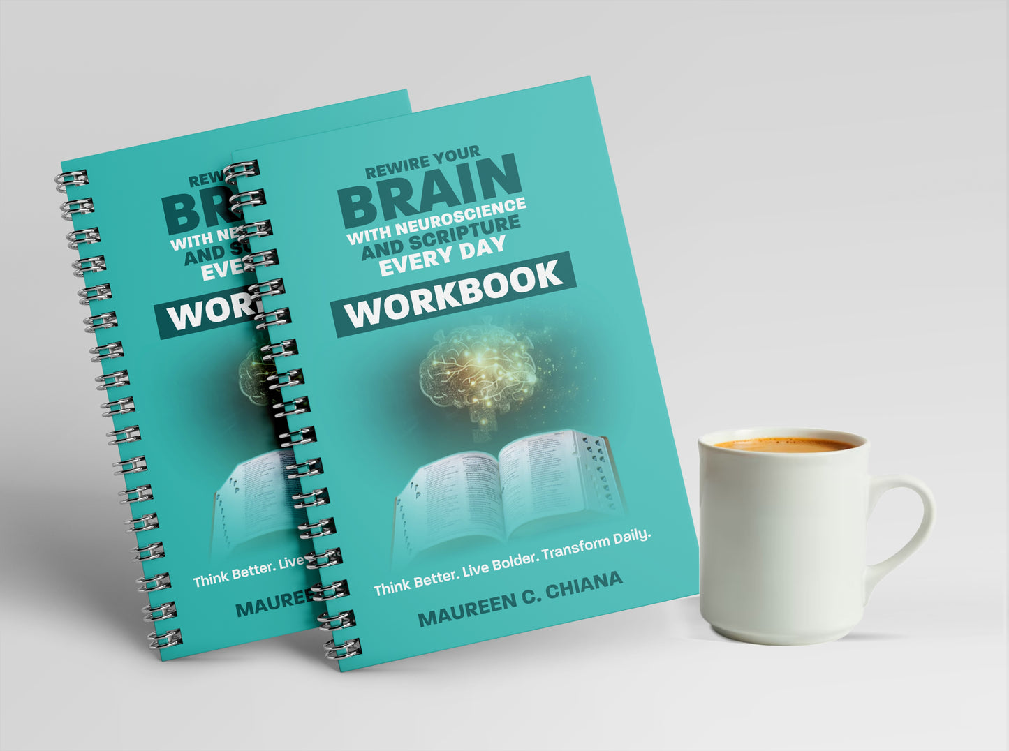 Rewire Your Brain with Neuroscience and Scripture Every Day Workbook (Spiral-Bound)