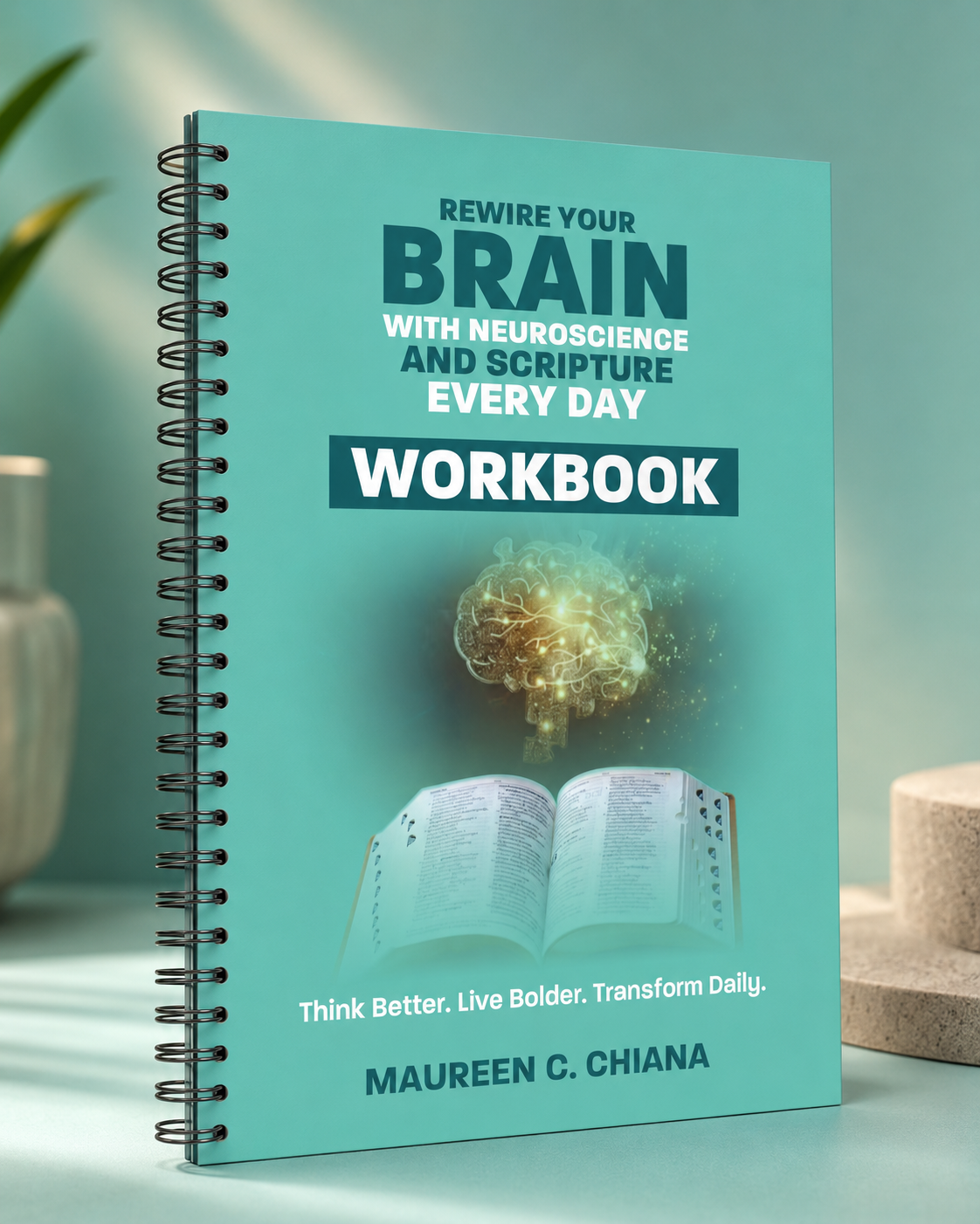 Rewire Your Brain with Neuroscience and Scripture Every Day Workbook (Spiral-Bound)