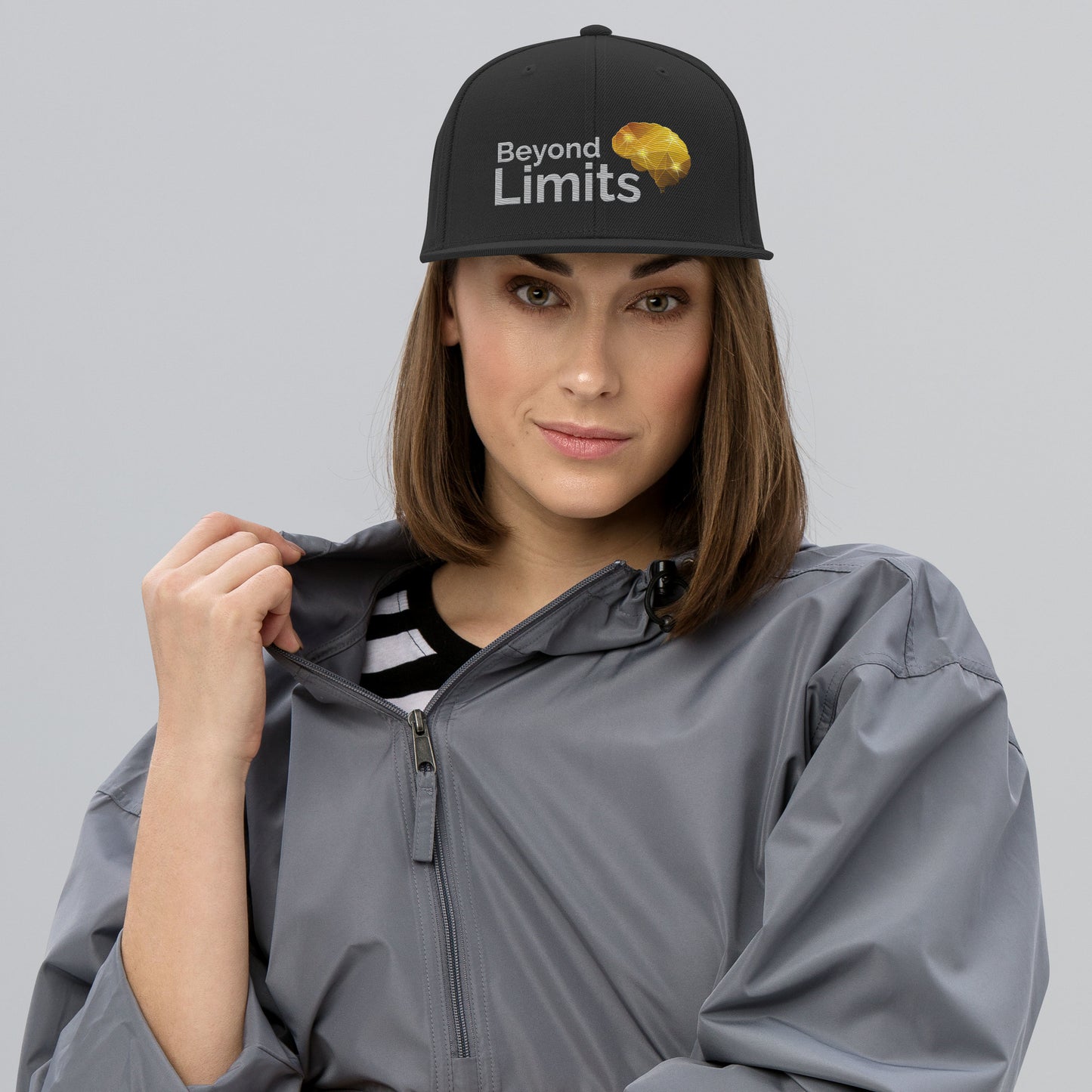 Beyond Limits: Adjustable Snapback Hat with Classic Fit & Flat Brim