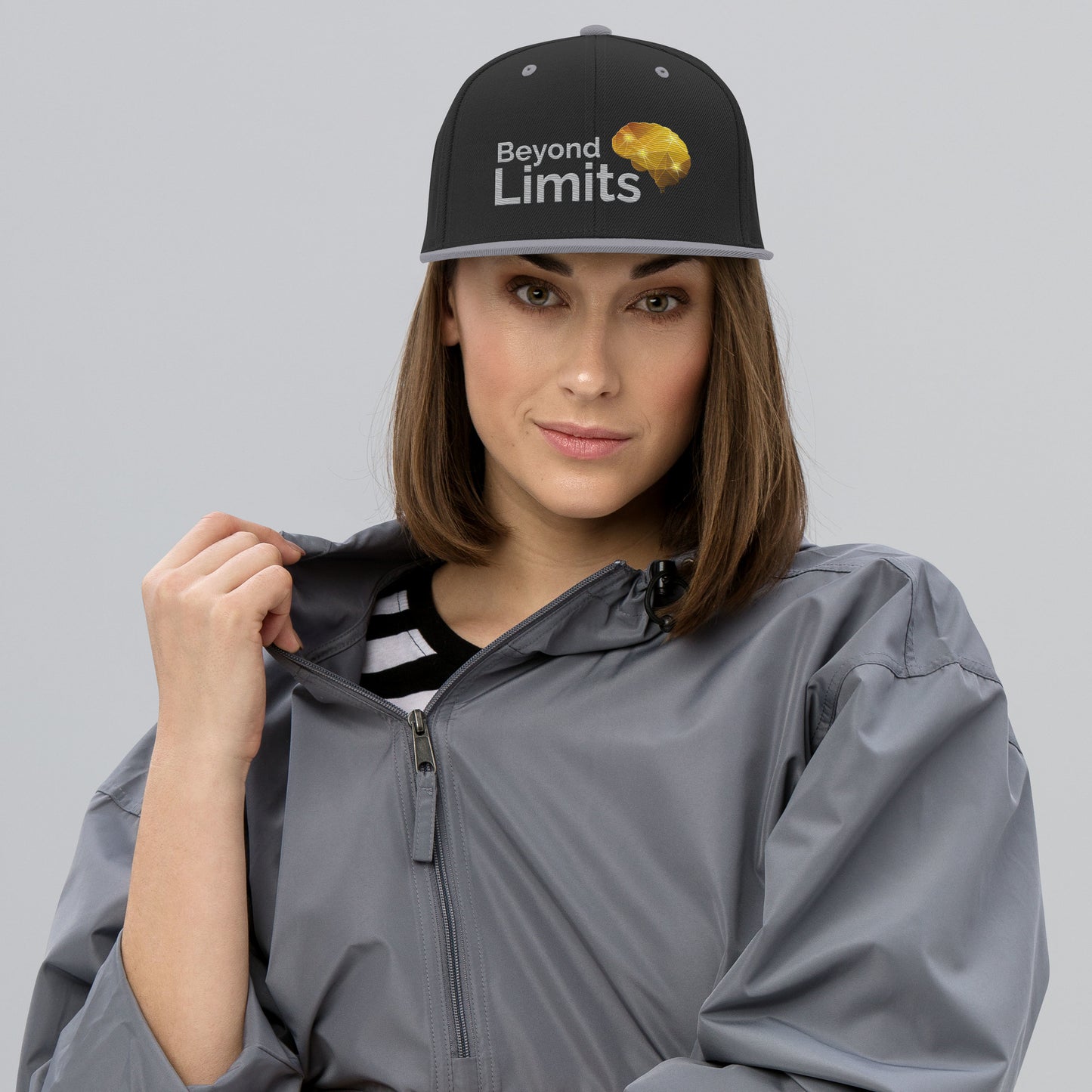 Beyond Limits: Adjustable Snapback Hat with Classic Fit & Flat Brim