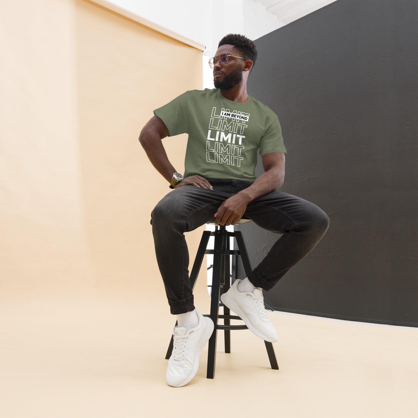 Beyond Limit Men's Classic Cotton Tee