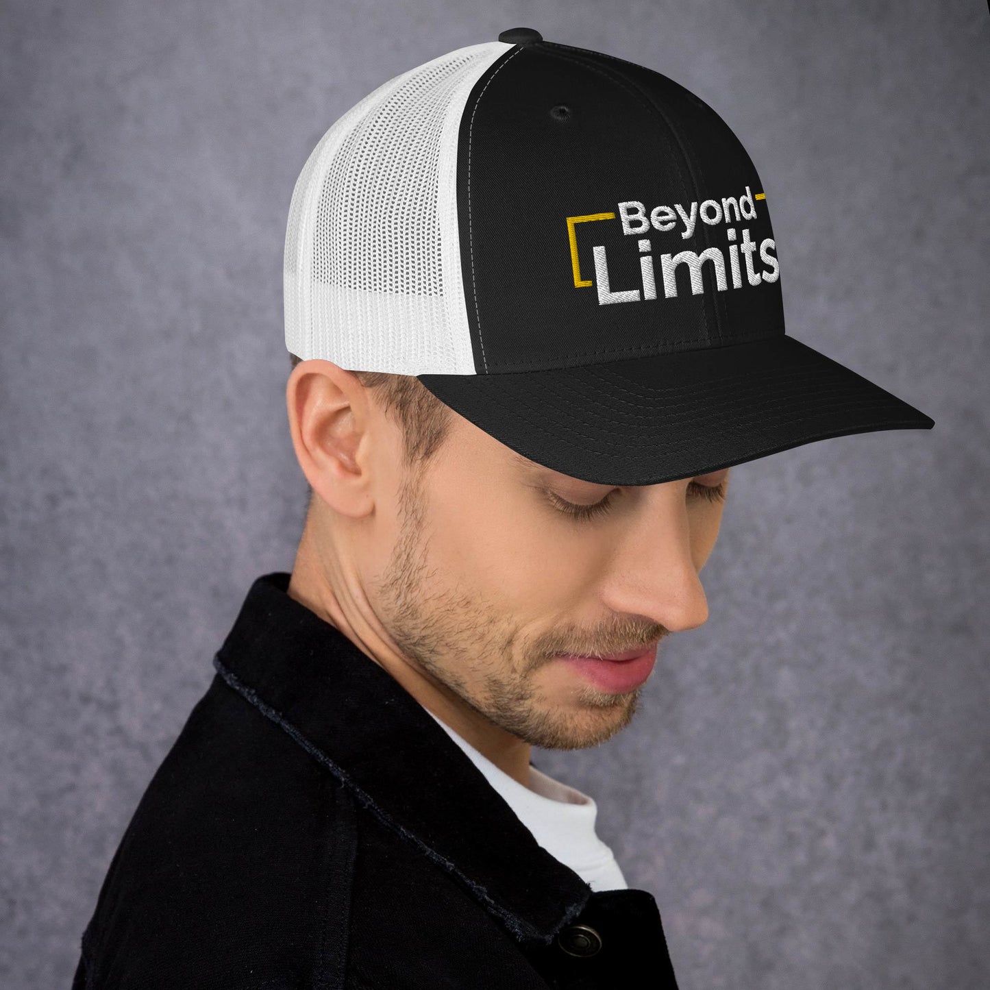 Beyond Limits: Classic Six-Panel Trucker Cap with Mesh Back