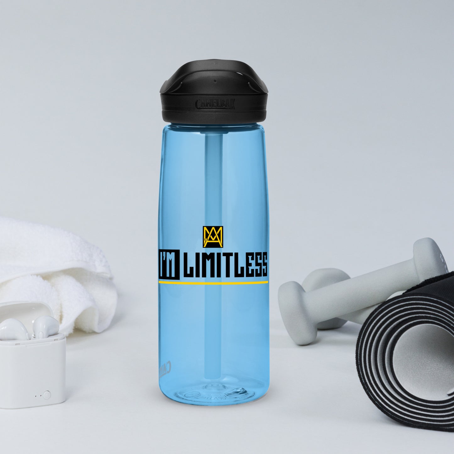 I'm Limitless Sports Water Bottle - Eco-Friendly, Shatter-Resistant Hydration