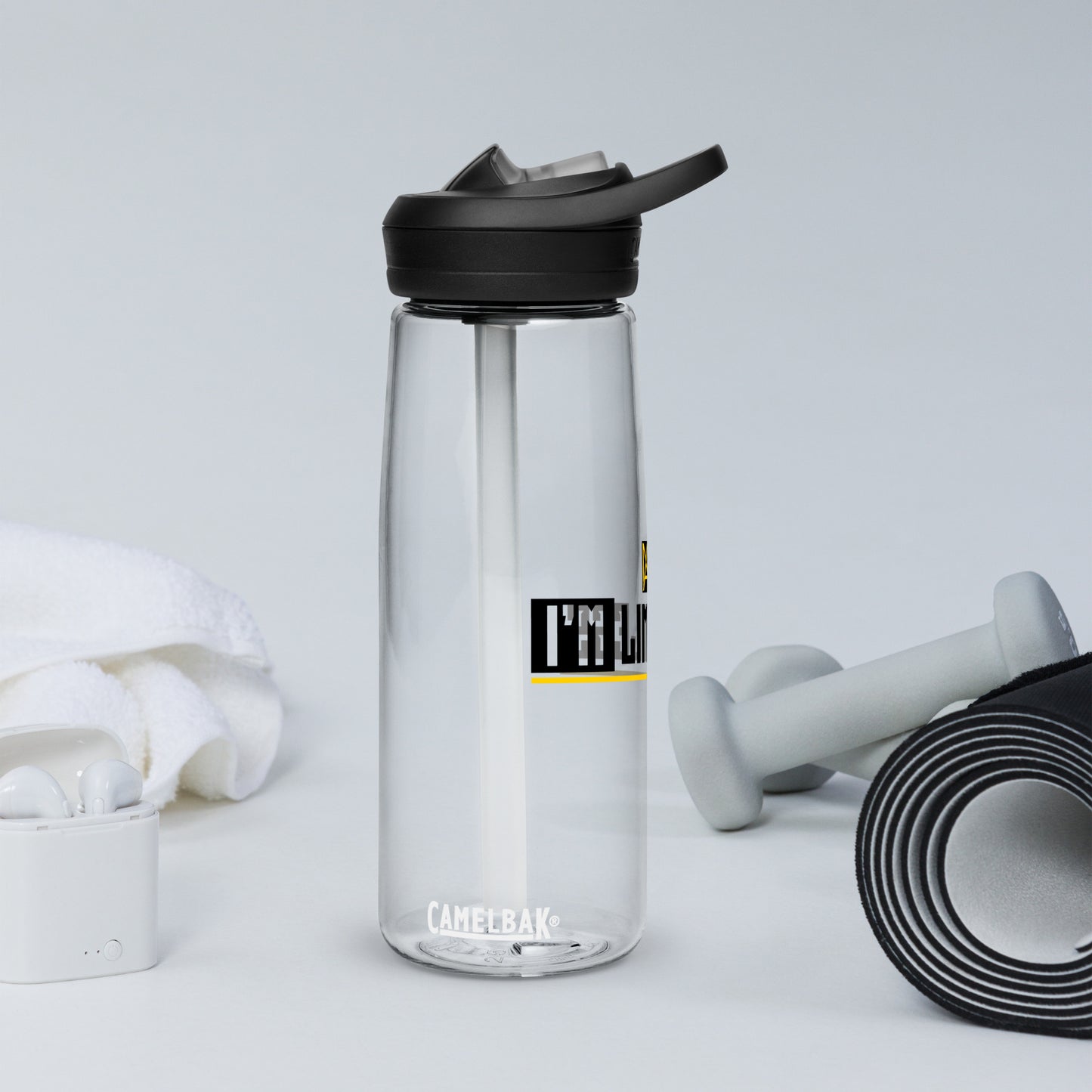 I'm Limitless Sports Water Bottle - Eco-Friendly, Shatter-Resistant Hydration