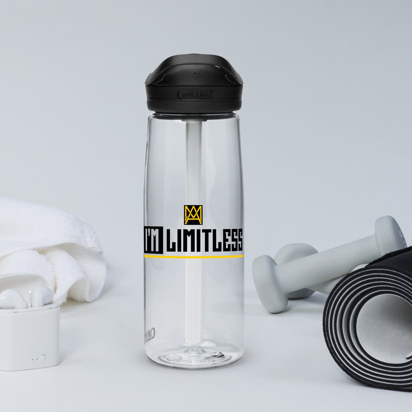I'm Limitless Sports Water Bottle - Eco-Friendly, Shatter-Resistant Hydration