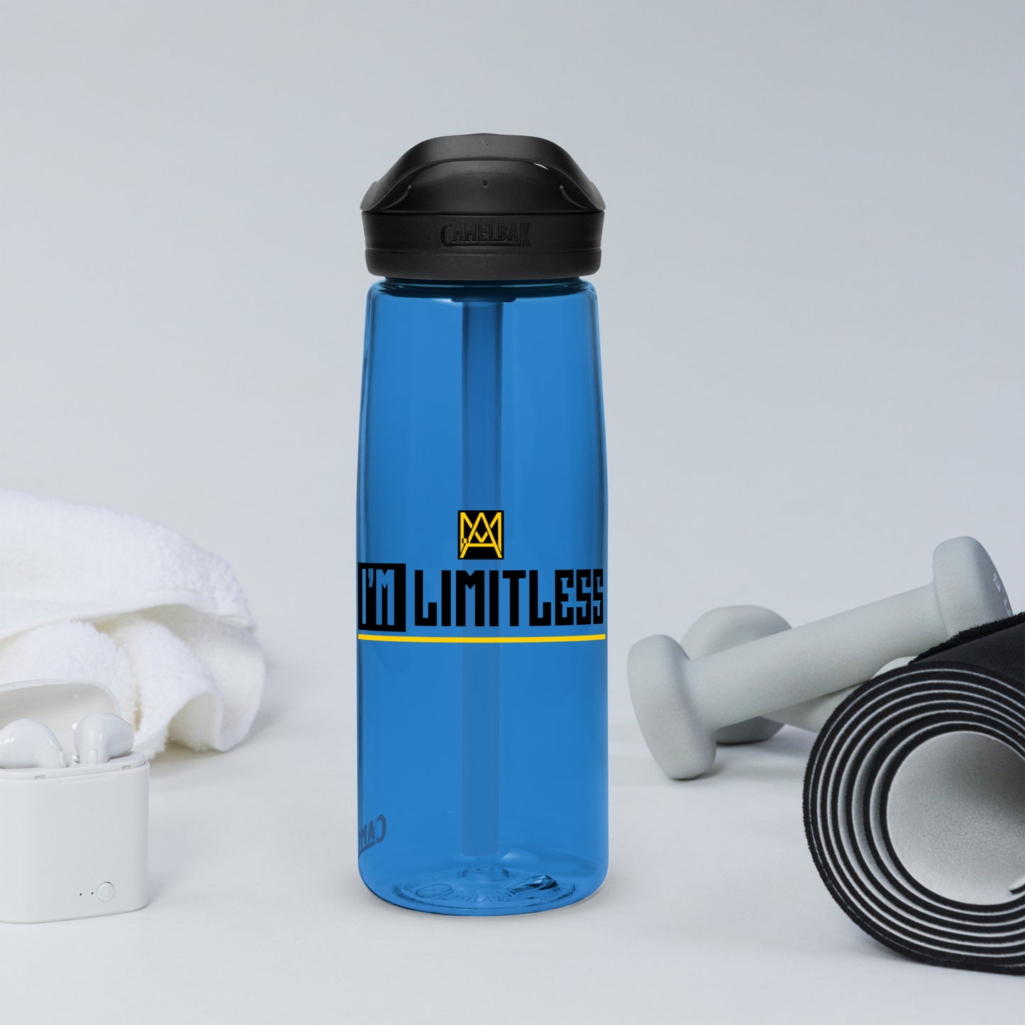 I'm Limitless Sports Water Bottle - Eco-Friendly, Shatter-Resistant Hydration