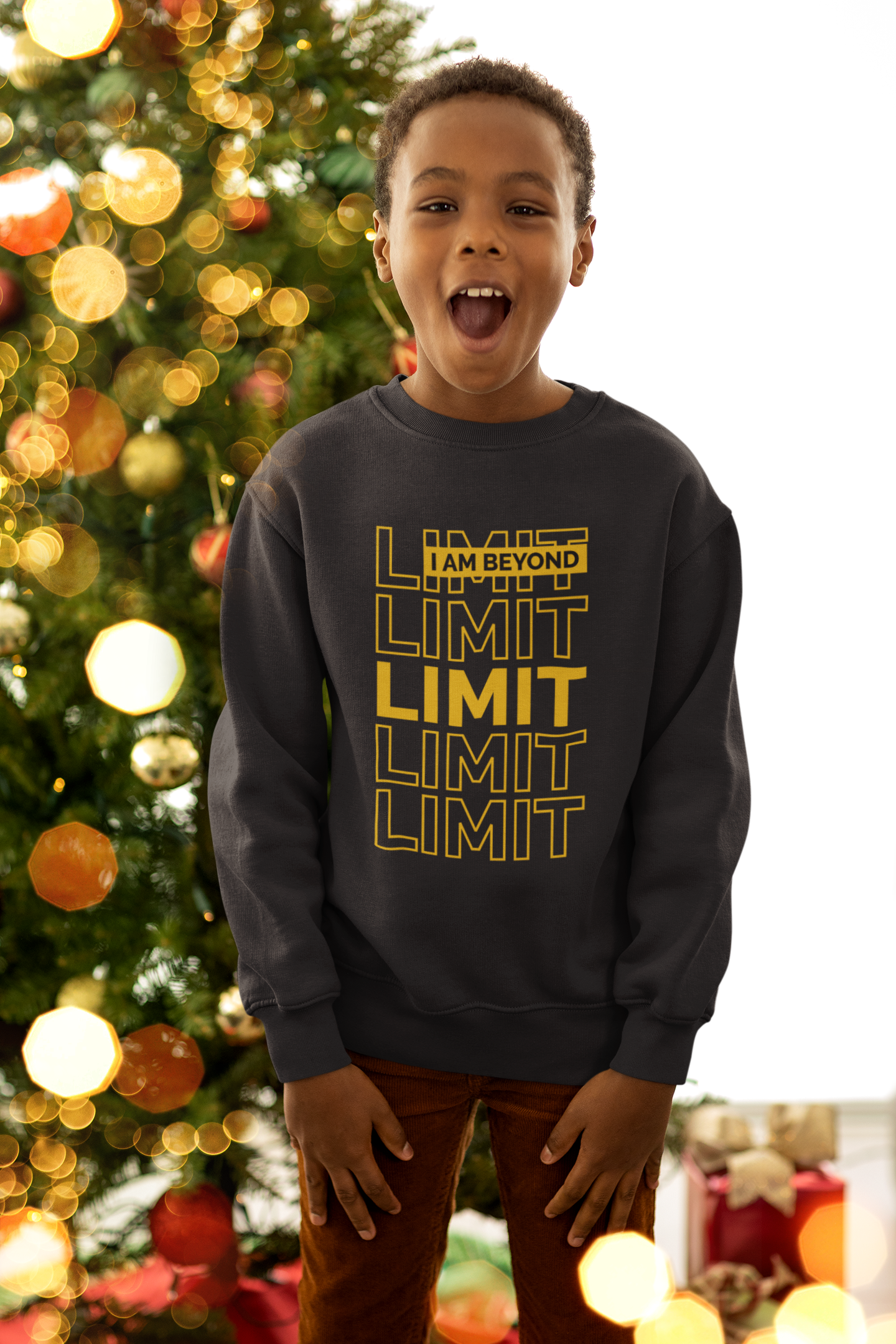 Youth  - I'm Beyond Limit - Crewneck Sweatshirt - Cozy Adventure Wear
