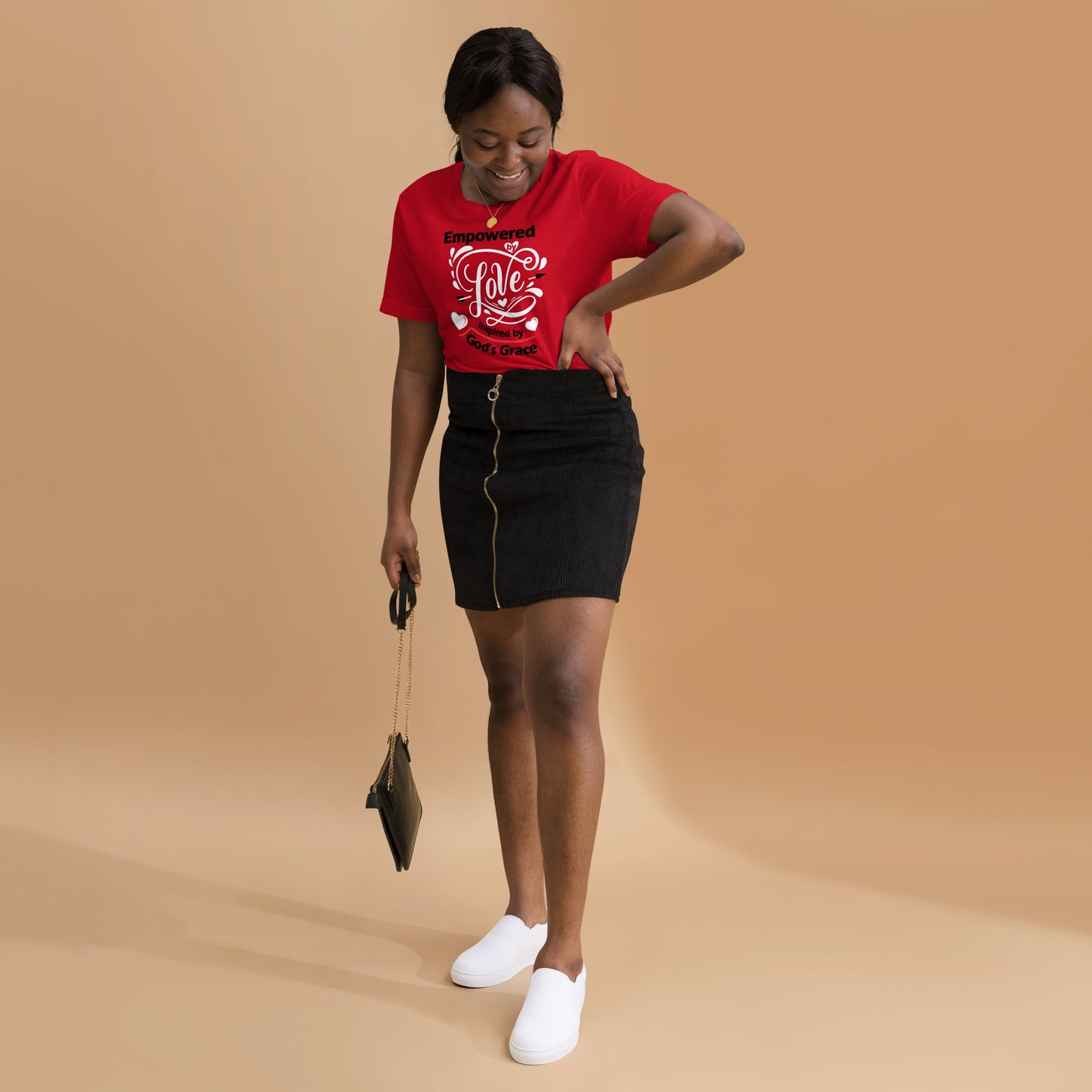 Valentine's Day Unisex Empowered by Love T-Shirt: Inspired by God’s Grace