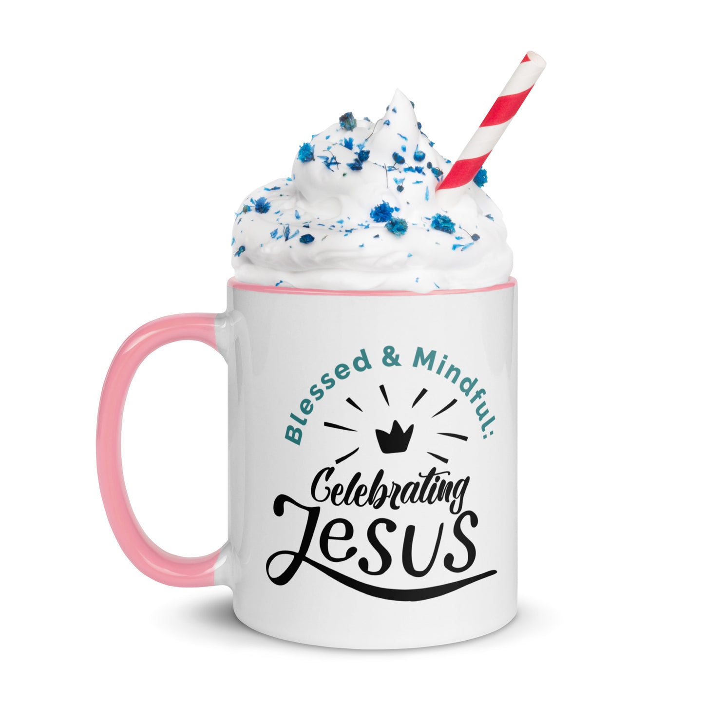 Blessed and Mindful: Double-Printed Celebrating Jesus Vibrant-Toned Mug