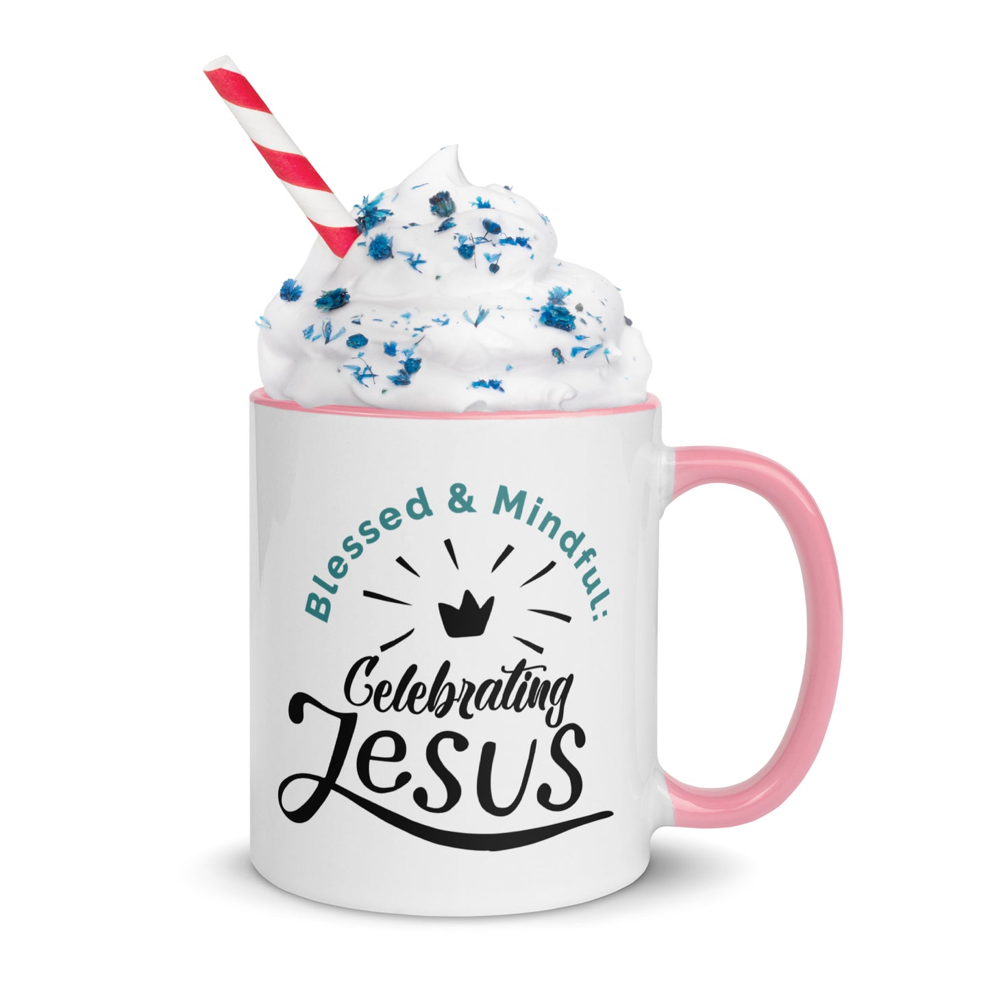 Blessed and Mindful: Double-Printed Celebrating Jesus Vibrant-Toned Mug