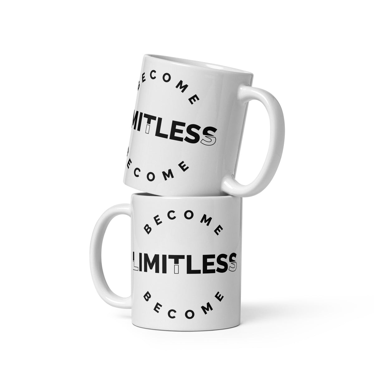 Become Limitless Inspirational Ceramic Mug | Double-Sided Design