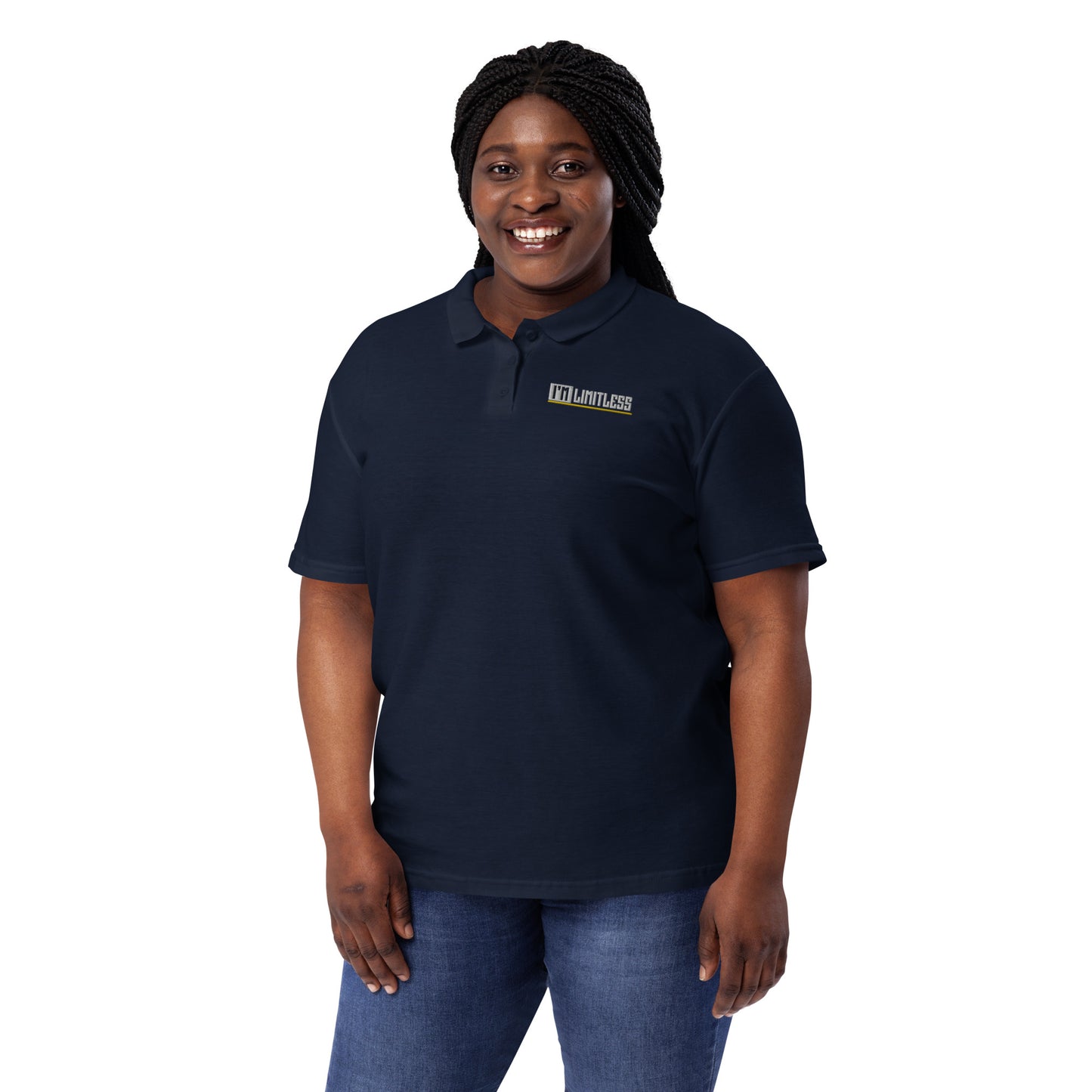 Limitless Woman's Pique Polo Shirt - Breathable & Durable | Your Fashion Statement