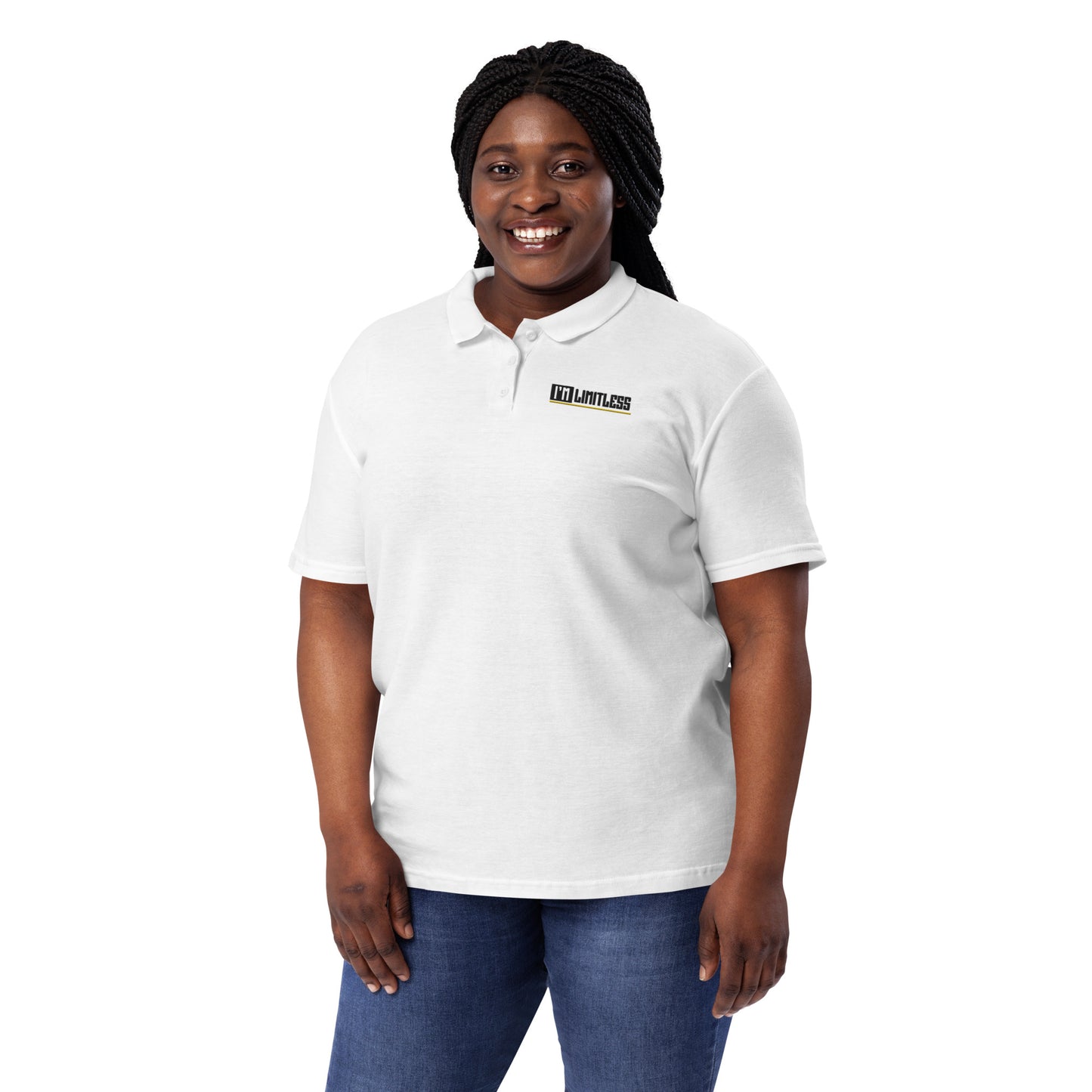 Limitless Woman's Pique Polo Shirt - Breathable & Durable | Your Fashion Statement