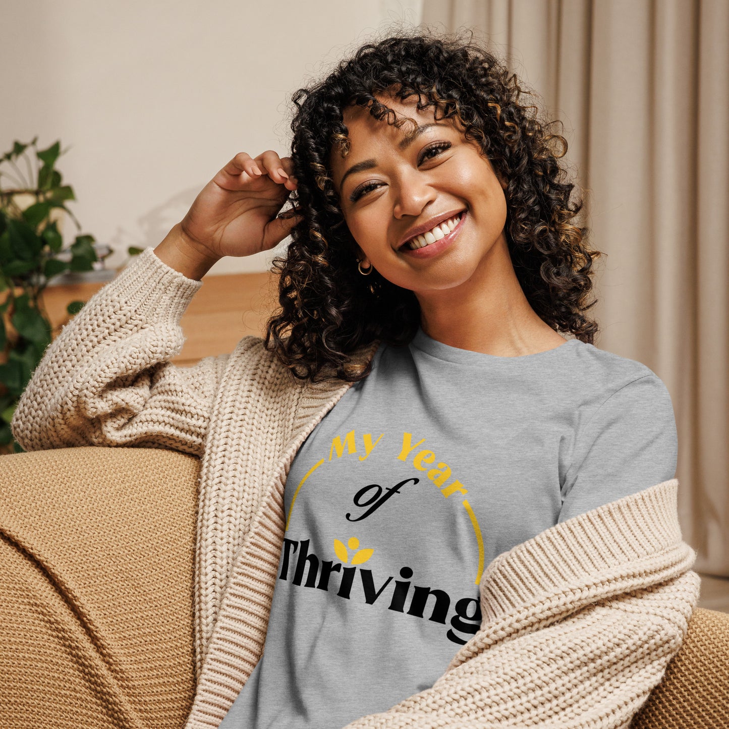 Women's 'My Year of Thriving' Relaxed T-Shirt