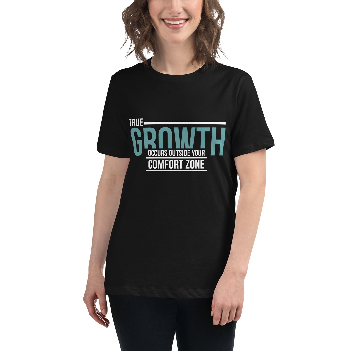 Radiant Rebel: Women’s Tee for Unleashing Limitless Growth!