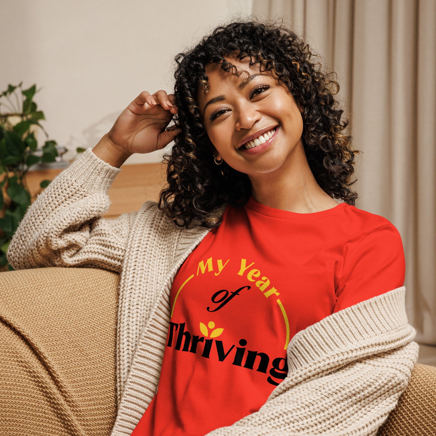 Women's 'My Year of Thriving' Relaxed T-Shirt